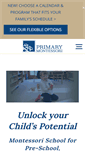 Mobile Screenshot of primarymontessori.com